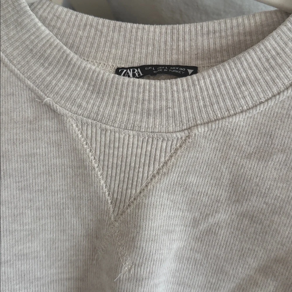 ZARA NWOT Camel Knit Pullover - Picture 2 of 3
